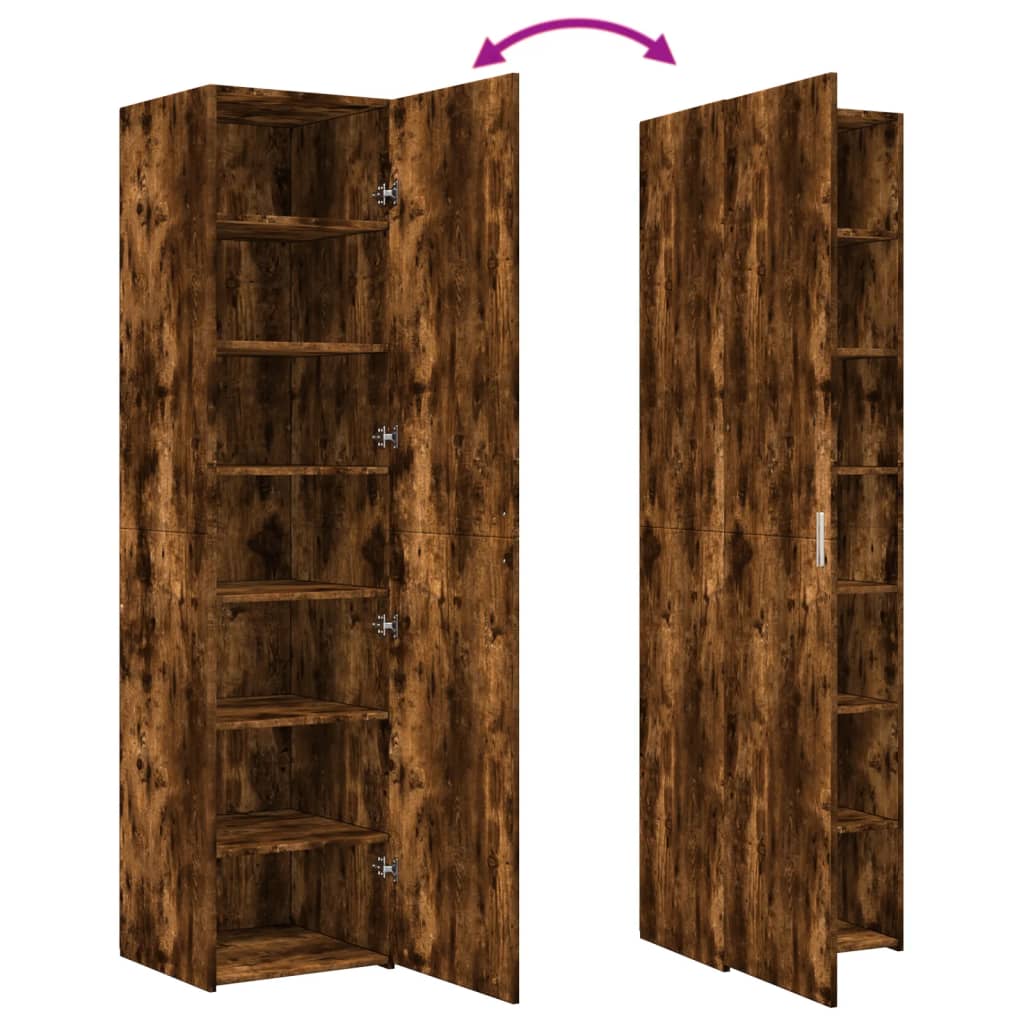 vidaXL Ντουλάπι Καπνιστή Δρυς 45x42,5x185 εκ. από Επεξεργασμένο Ξύλο