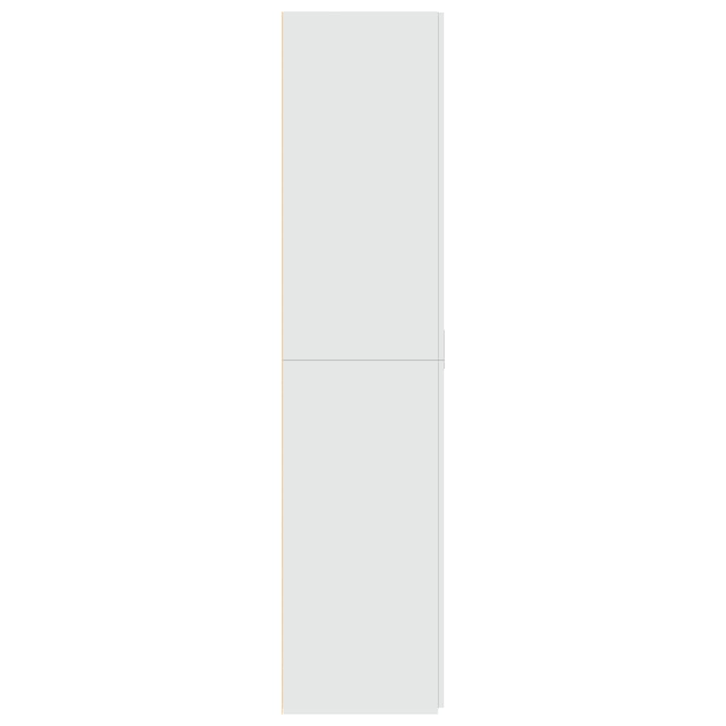 vidaXL Ντουλάπι Λευκό 70x42,5x185 εκ. Επεξεργασμένο Ξύλο