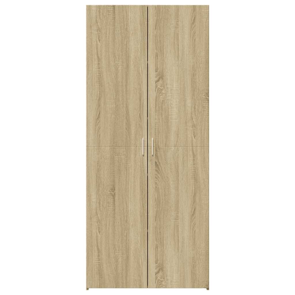 vidaXL Ντουλάπι Sonoma Δρυς 70x42,5x185 εκ. από Επεξεργασμένο Ξύλο