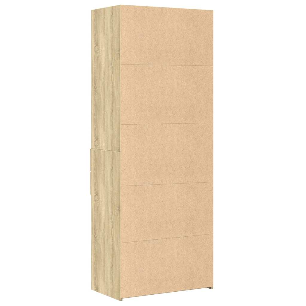 vidaXL Ντουλάπι Sonoma Δρυς 70x42,5x185 εκ. από Επεξεργασμένο Ξύλο