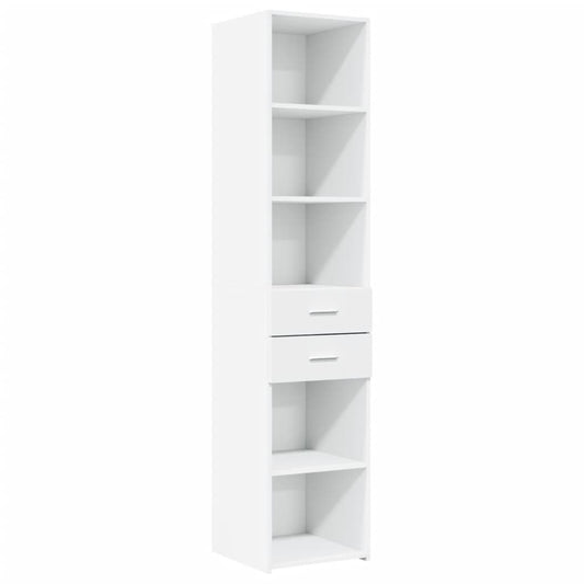 vidaXL Ντουλάπι Λευκό 40x42,5x185 εκ. από Επεξεργασμένο Ξύλο