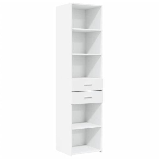 vidaXL Ντουλάπι Λευκό 45x42,5x185 εκ. από Επεξεργασμένο Ξύλο