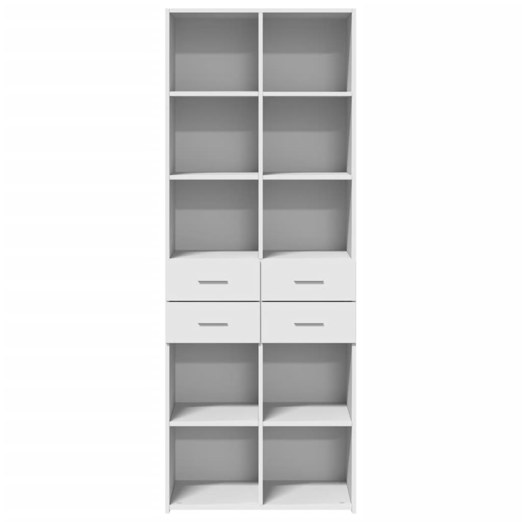 vidaXL Ντουλάπι Λευκό 70x42,5x185 εκ. Επεξεργασμένο Ξύλο