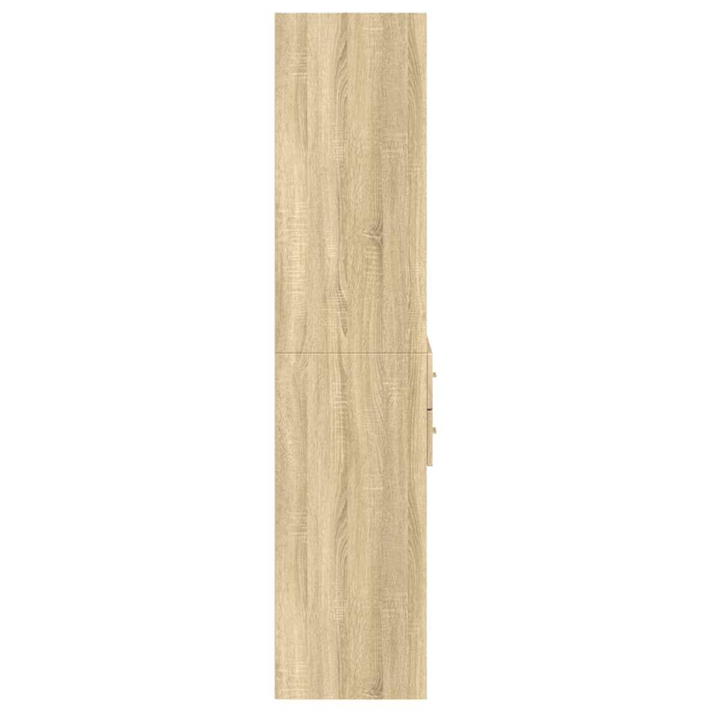 vidaXL Ντουλάπι Sonoma Δρυς 70x42,5x185 εκ. από Επεξεργασμένο Ξύλο