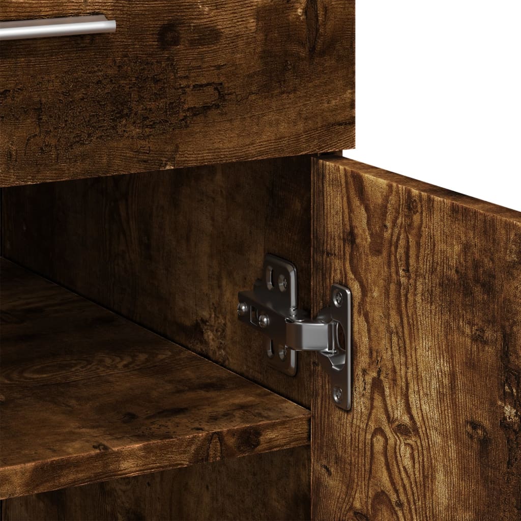 vidaXL Ντουλάπι Καπνιστή Δρυς 80x42,5x93 εκ. από Επεξεργ. Ξύλο