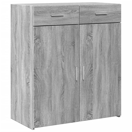 vidaXL Ντουλάπι Γκρι Sonoma 80x42,5x93 εκ. από Επεξεργασμένο Ξύλο