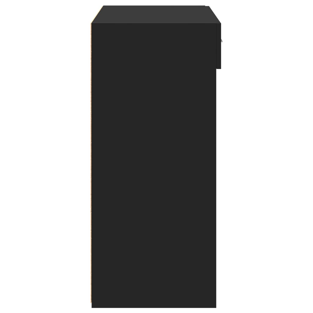 vidaXL Ντουλάπι Μαύρη 80x42,5x93 εκ. από Επεξεργασμένο Ξύλο