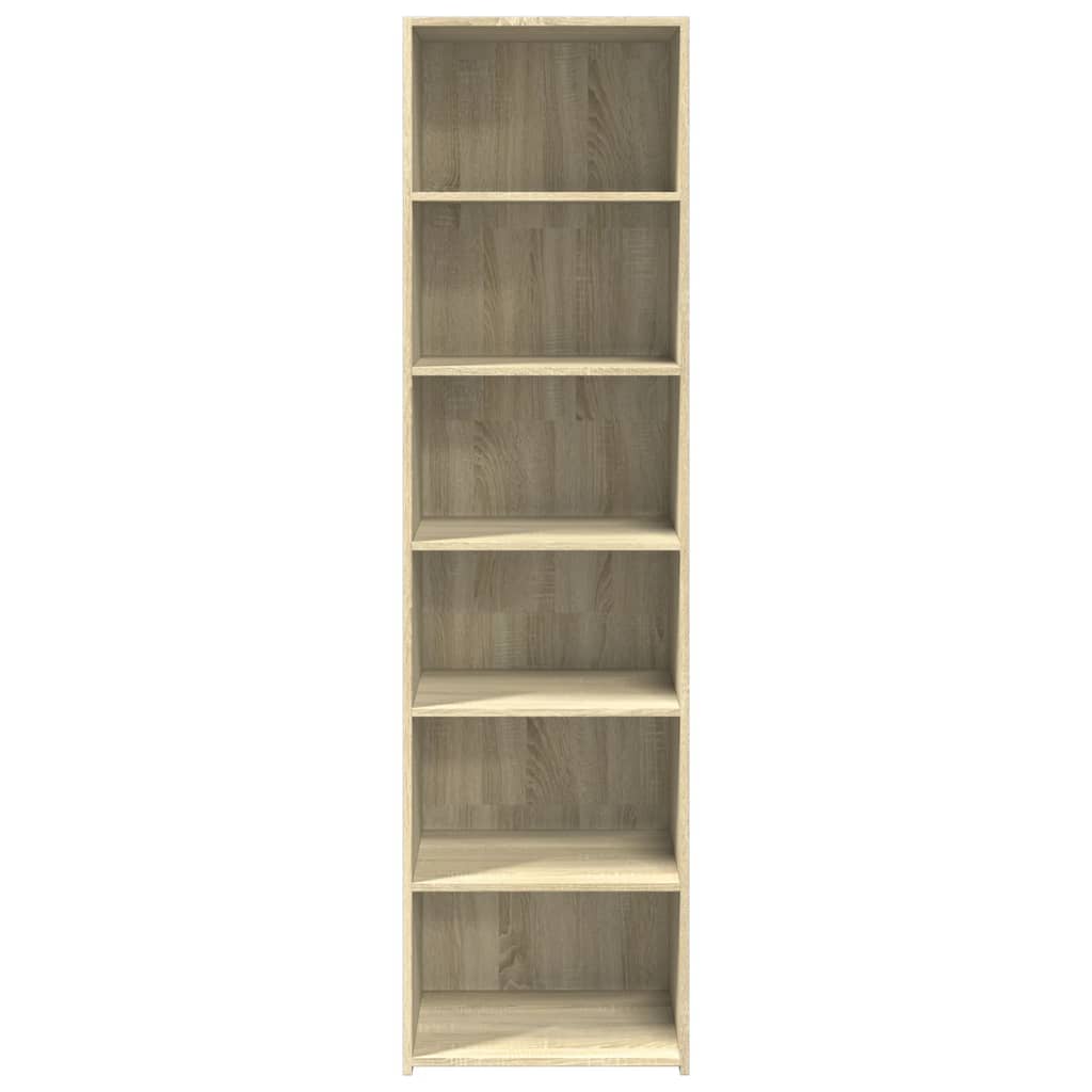 vidaXL Ντουλάπι Sonoma δρυς 50x41x185 εκ. από Επεξεργασμένο Ξύλο