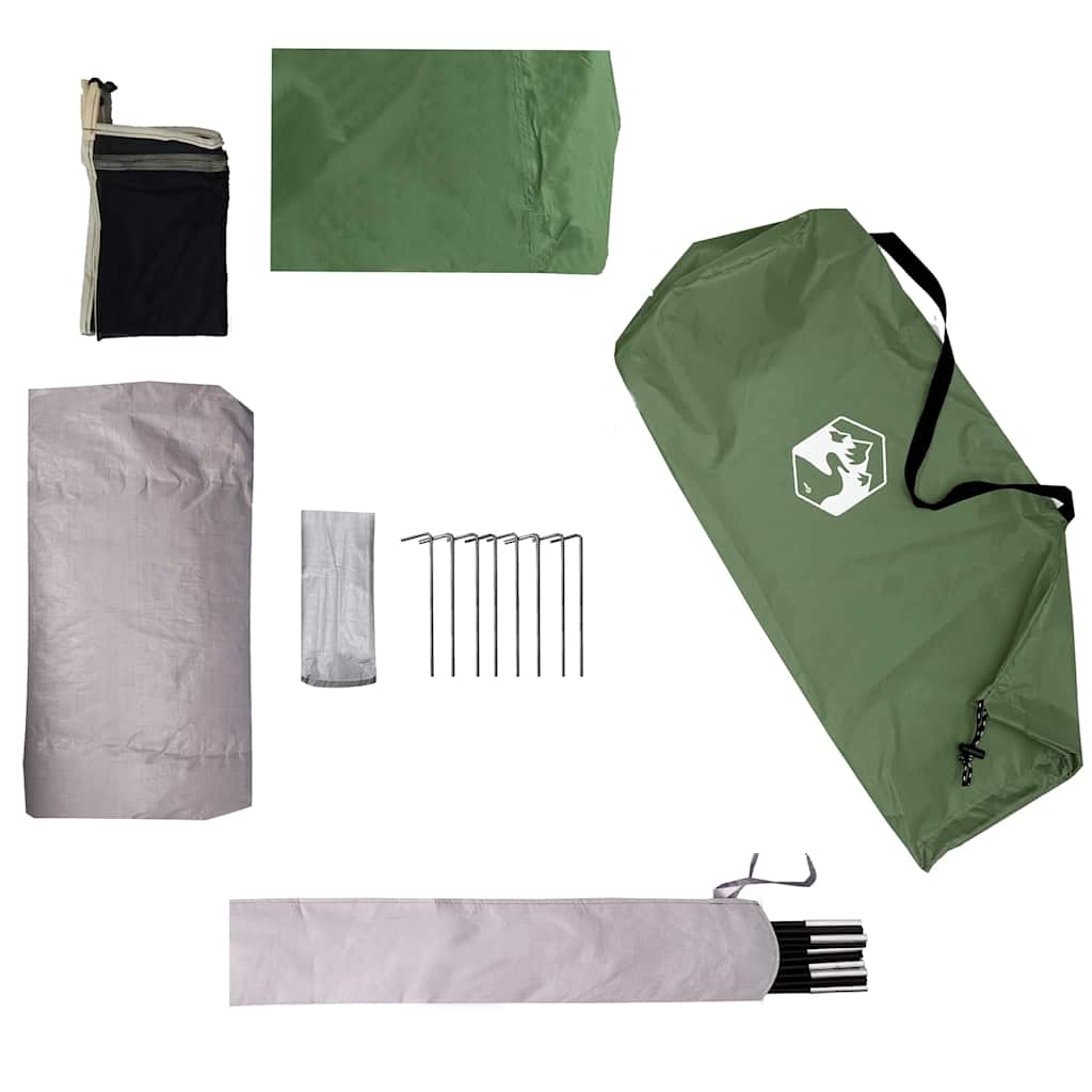 vidaXL Σκηνή Κάμπινγκ 1 Ατόμου Αδιάβροχη Πράσινη