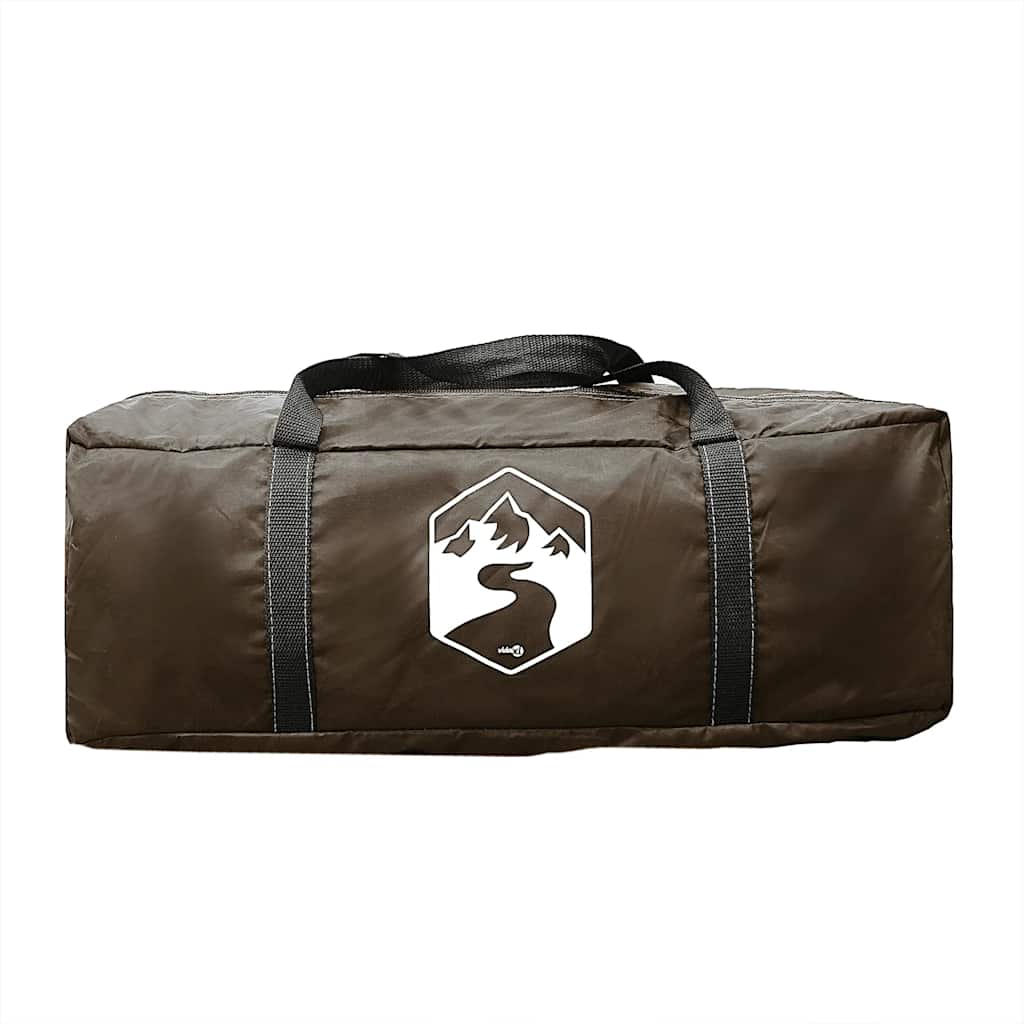 vidaXL Σκηνή Οικογενειακή Τούνελ 6 Ατόμων Αδιάβροχη Καφέ