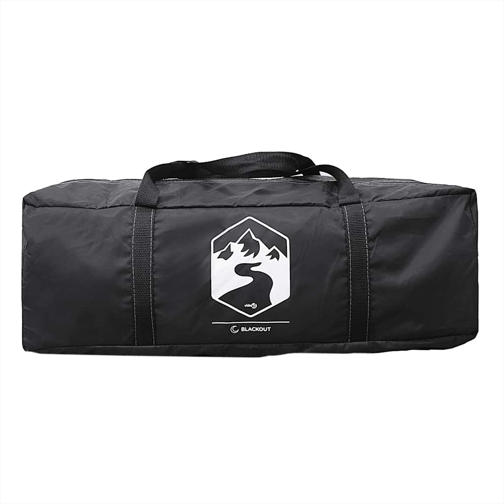 vidaXL Σκηνή Κάμπινγκ 5 Ατόμων Διάβροχη Λευκή Ύφασμα Συσκότισης