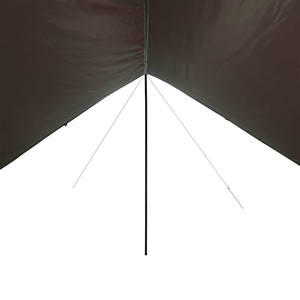 vidaXL Μουσαμάς Κάμπινγκ Αδιάβροχος Πράσινος 462x306x211 εκ.