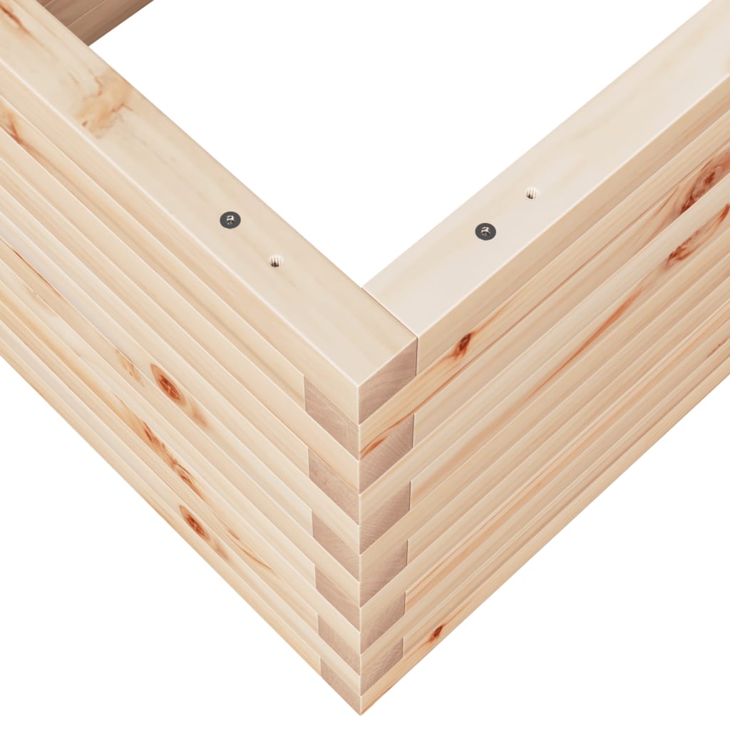 vidaXL Ζαρντινιέρα Κήπου 110x60x45,5 εκ από Μασίφ Ξύλο Πεύκου