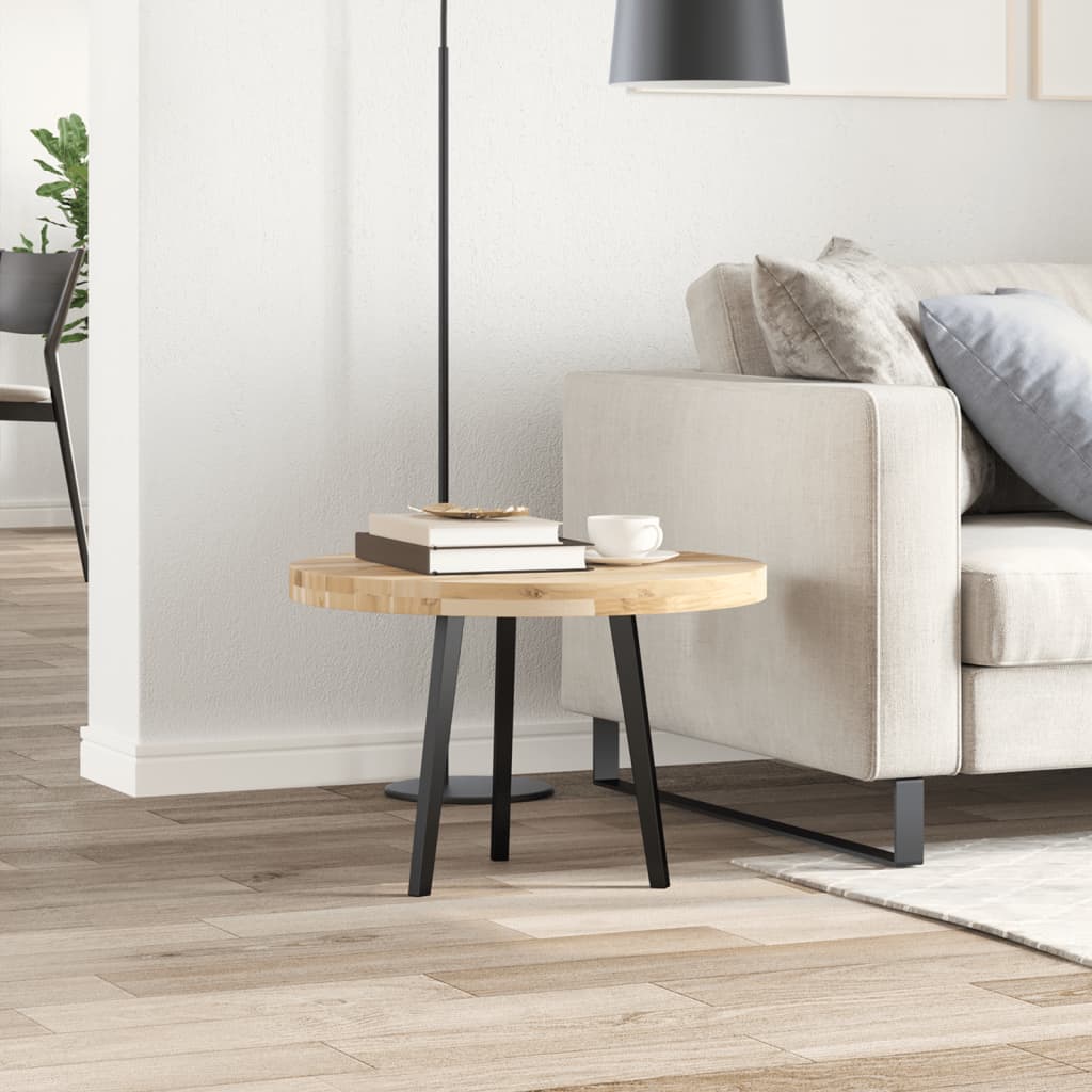 vidaXL Επιφάνεια Τραπεζιού Στρογγυλή Ø60x4 εκ. από Μασίφ Ξύλο Ακακίας