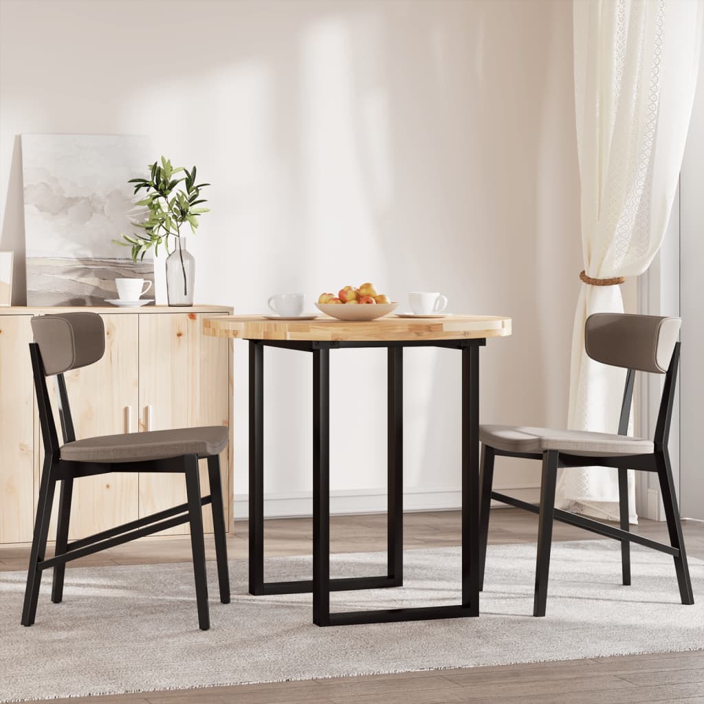 vidaXL Επιφάνεια Τραπεζιού Στρογγυλή Ø80x4 εκ. από Μασίφ Ξύλο Ακακίας