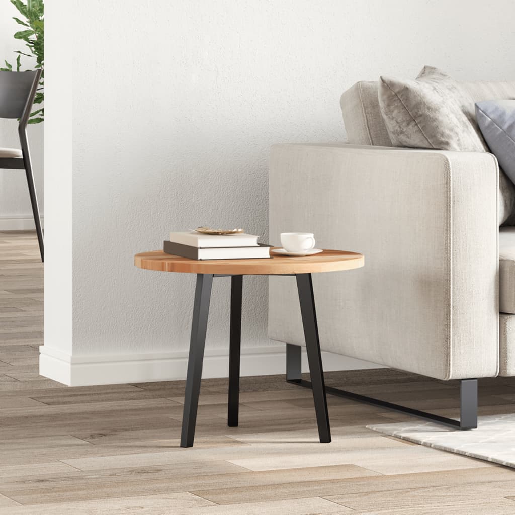 vidaXL Επιφάνεια Τραπεζιού Στρογγυλή Ø50x2 εκ. από Μασίφ Ξύλο Ακακίας