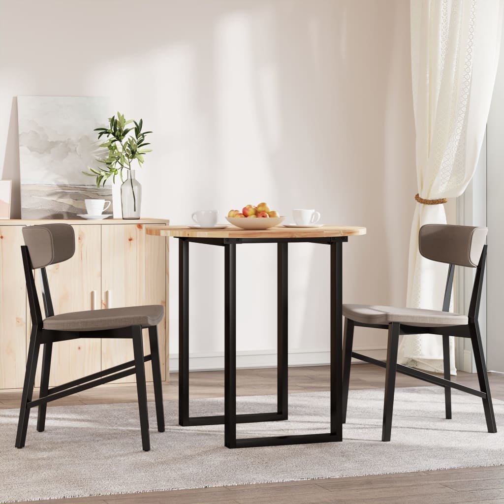 vidaXL Επιφάνεια Τραπεζιού Στρογγυλή Ø80x2 εκ. από Μασίφ Ξύλο Ακακίας