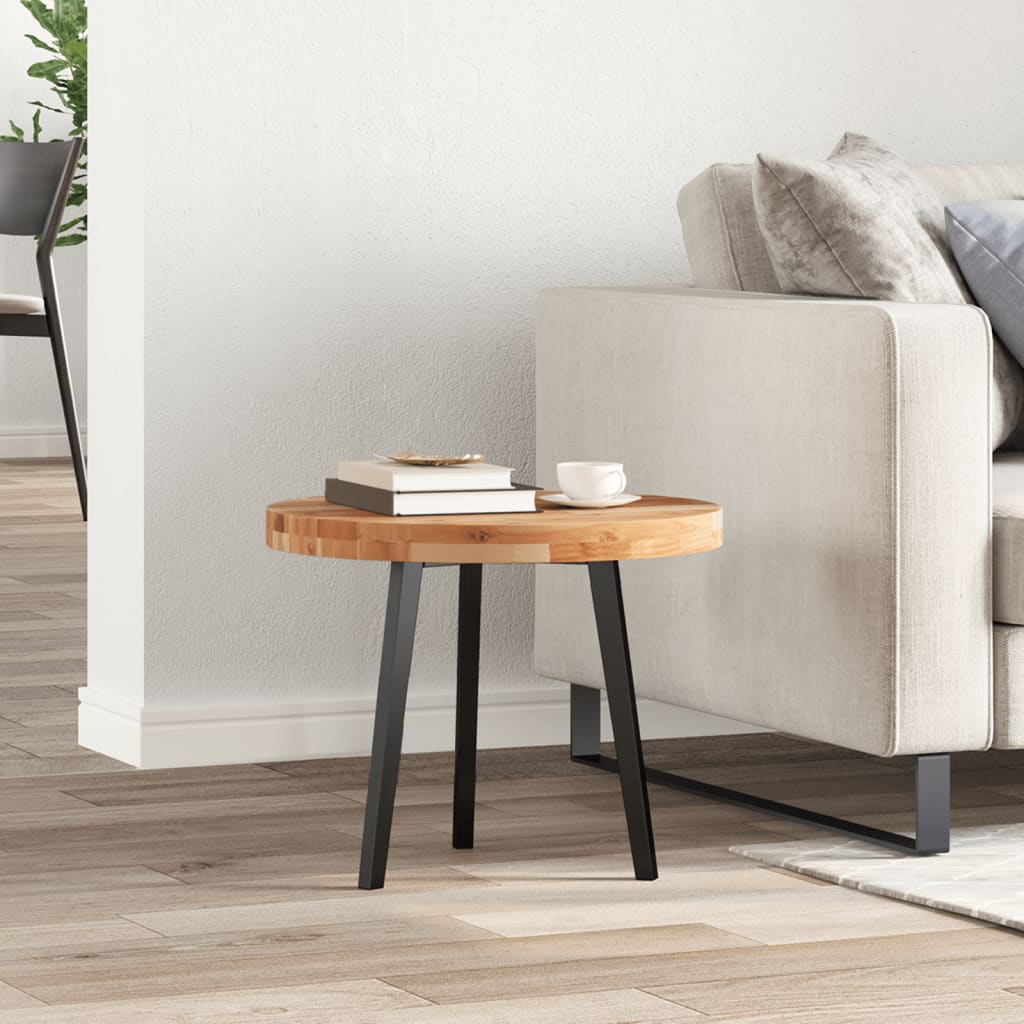 vidaXL Επιφάνεια Τραπεζιού Στρογγυλή Ø50x4 εκ. από Μασίφ Ξύλο Ακακίας