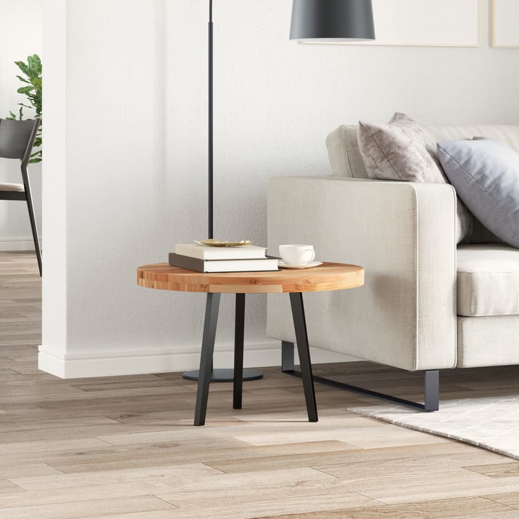 vidaXL Επιφάνεια Τραπεζιού Στρογγυλή Ø60x4 εκ. από Μασίφ Ξύλο Ακακίας