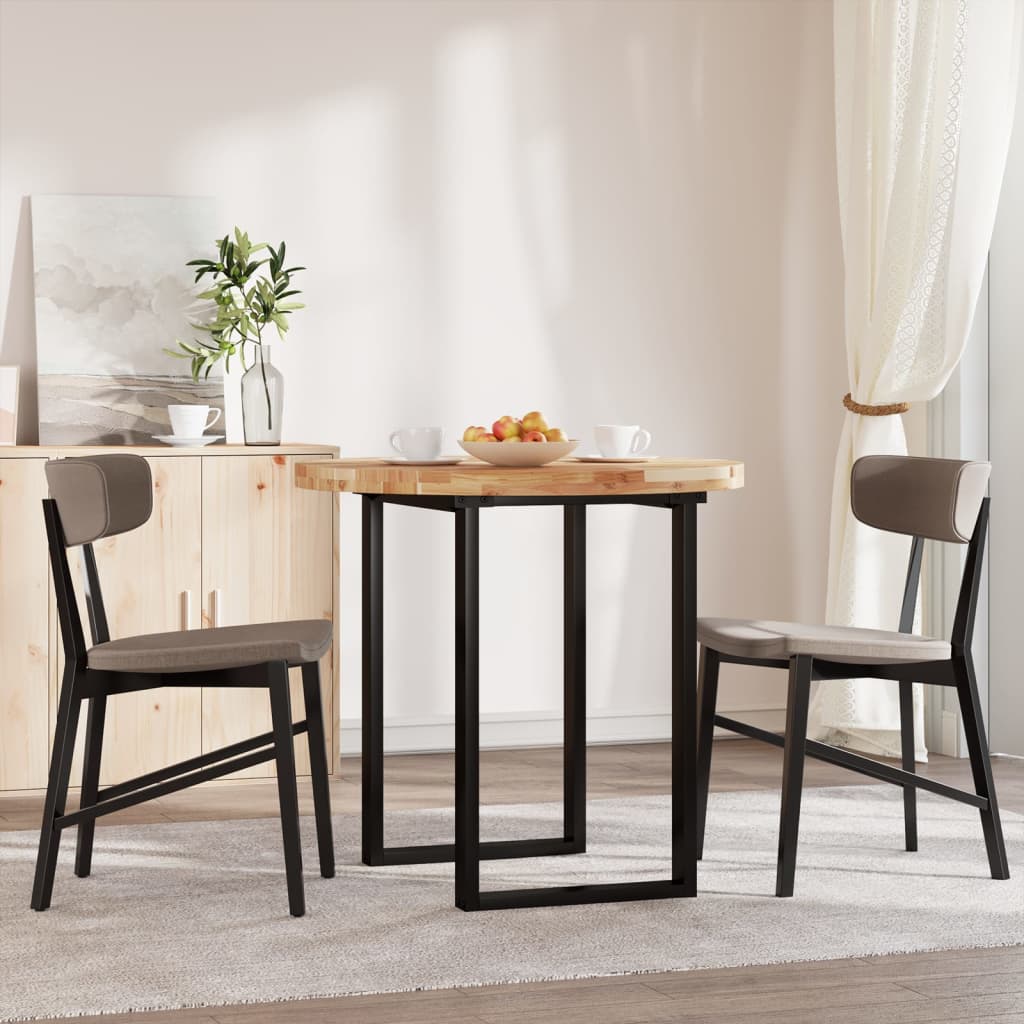 vidaXL Επιφάνεια Τραπεζιού Στρογγυλή Ø80x4 εκ. από Μασίφ Ξύλο Ακακίας