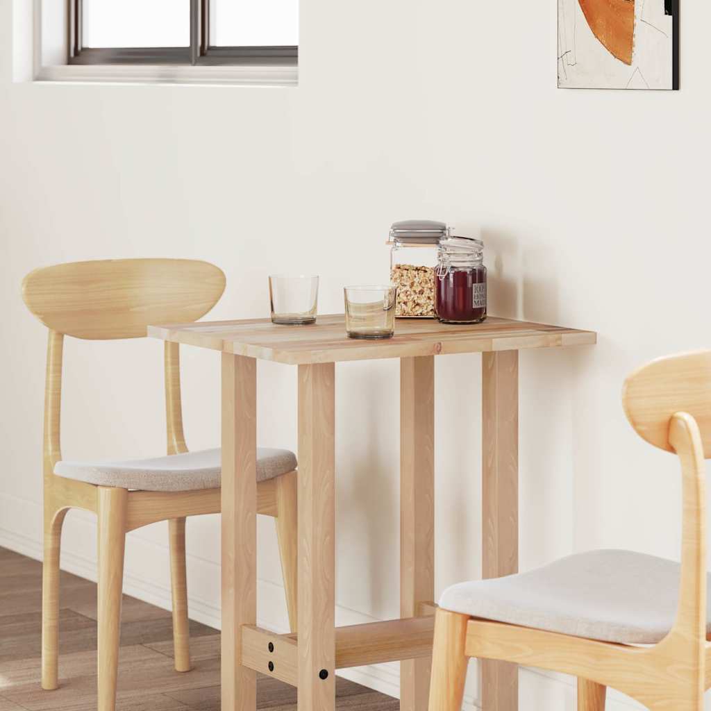 vidaXL Επιφάνεια Γραφείου Ορθογώνια 80x50x2 εκ. Μασίφ Ξύλο Ακακίας