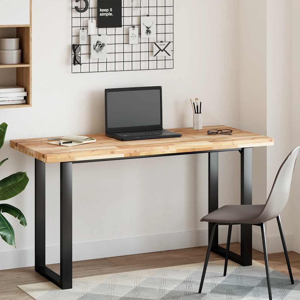 vidaXL Επιφάνεια Γραφείου Ορθογώνια 140x60x4 εκ. Μασίφ Ξύλο Ακακίας