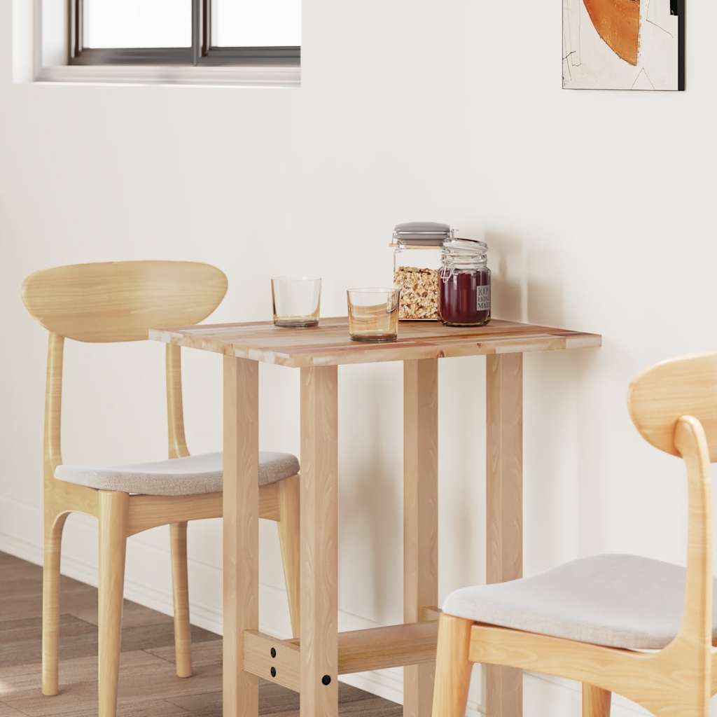 vidaXL Επιφάνεια Γραφείου Ορθογώνια 80x50x2 εκ. Μασίφ Ξύλο Ακακίας