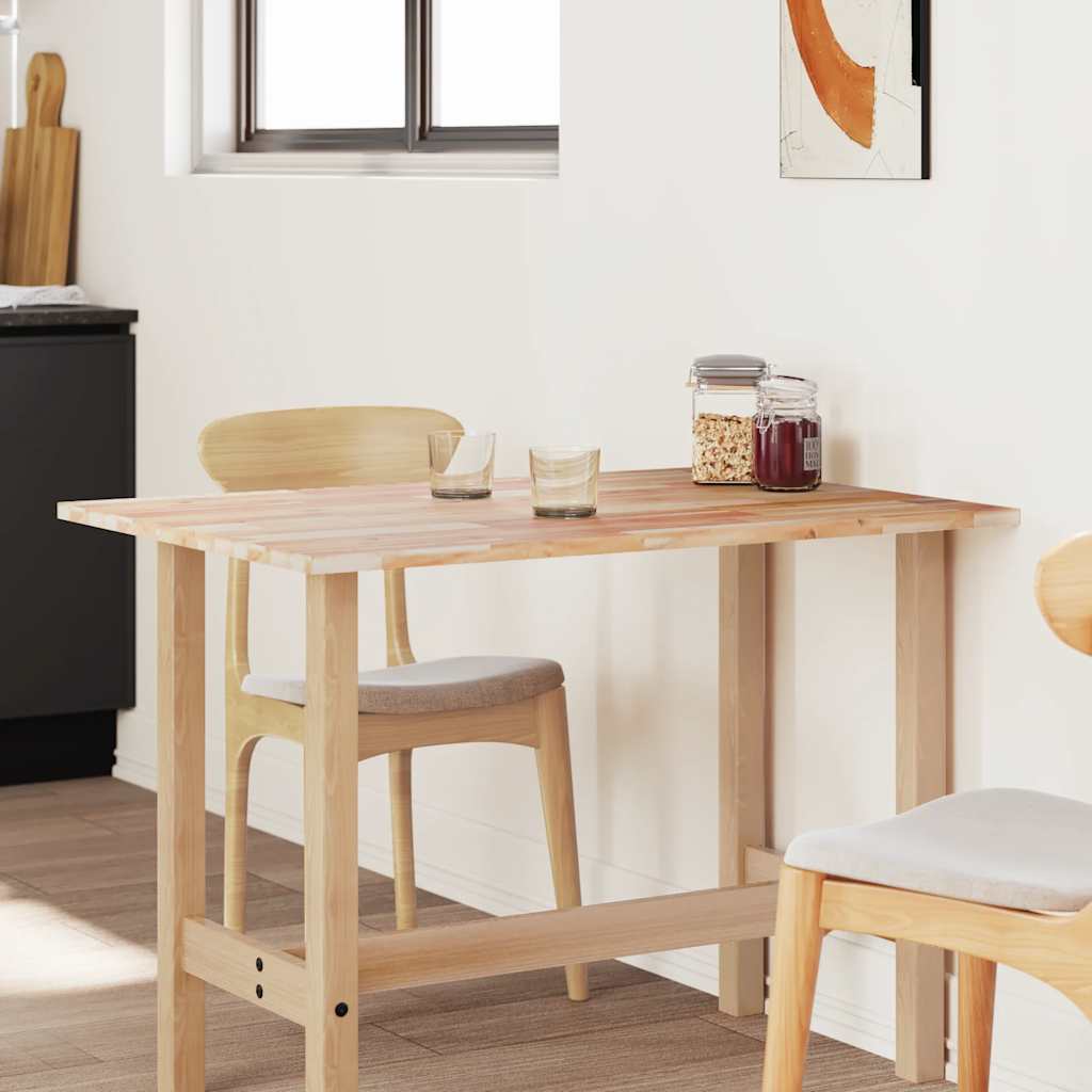 vidaXL Επιφάνεια Γραφείου Ορθογώνια 120x70x2 εκ. Μασίφ Ξύλο Ακακίας