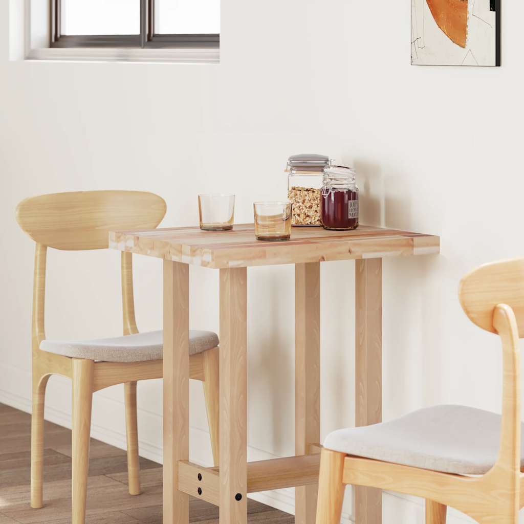 vidaXL Επιφάνεια Γραφείου Ορθογώνια 80x50x4 εκ. Μασίφ Ξύλο Ακακίας