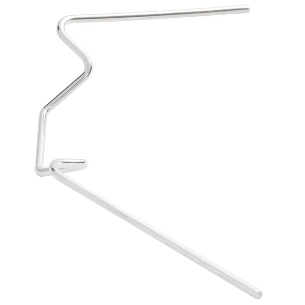 vidaXL Κλιπ Θερμοκηπίου 50 τεμ. Τύπος W Γαλβανισμένος Χάλυβας