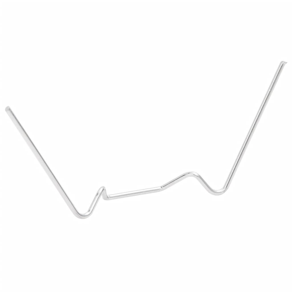 vidaXL Κλιπ Θερμοκηπίου 50 τεμ. Τύπος W Γαλβανισμένος Χάλυβας