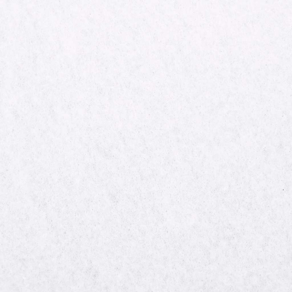 vidaXL Μεμβράνη με Γεωύφασμα Λευκή 1 x 10 μ. Πολυεστερικές Ίνες