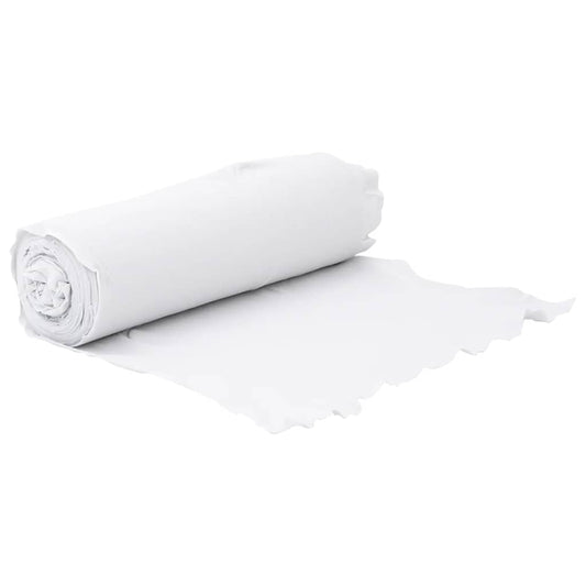 vidaXL Μεμβράνη με Γεωύφασμα Λευκή 1 x 50 μ. Πολυεστερικές Ίνες
