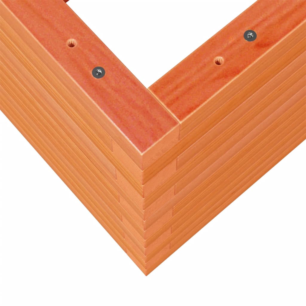 vidaXL Ζαρντινιέρα Καφέ Κεριού 90x40x46 εκ. από Μασίφ Ξύλο Πεύκου