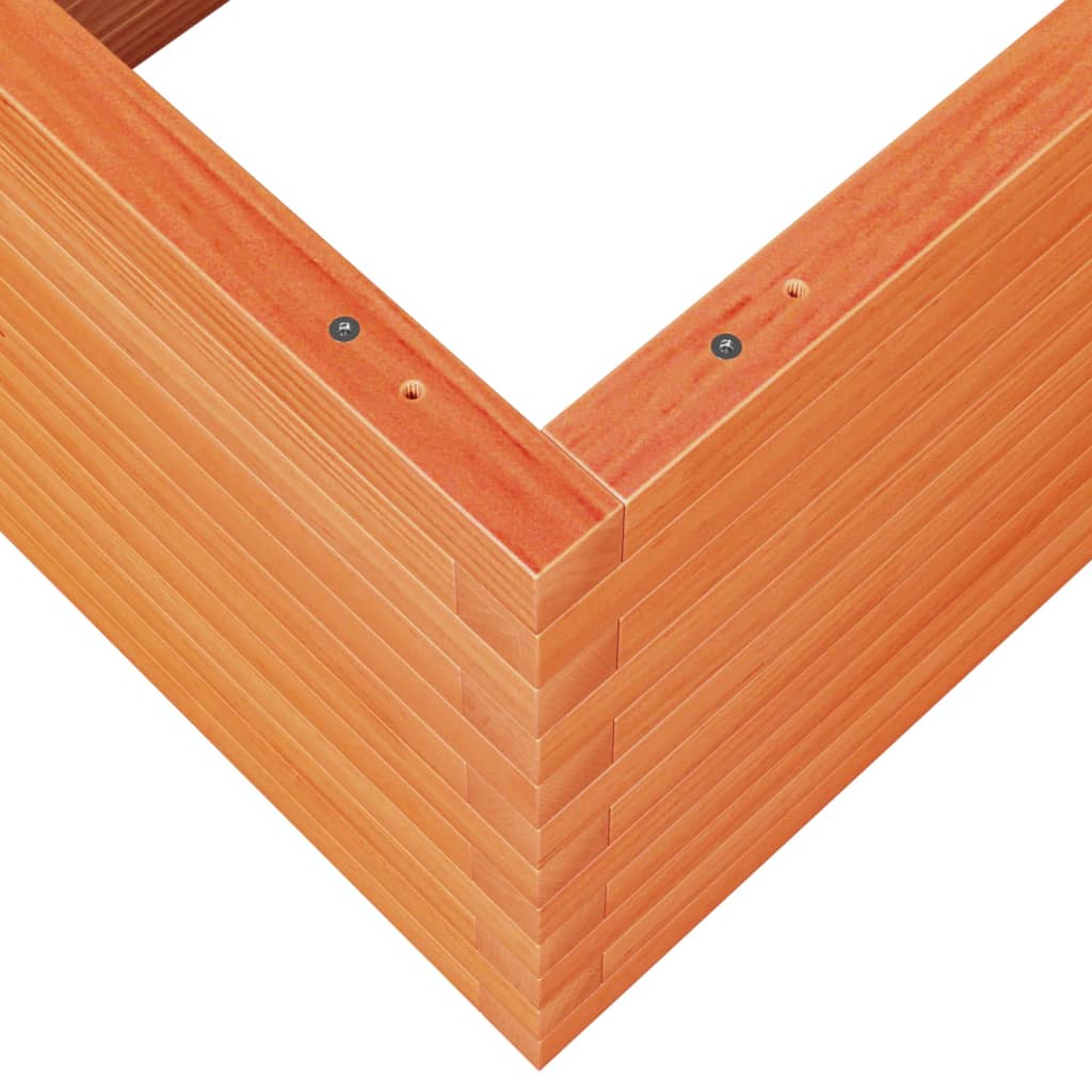 vidaXL Ζαρντινιέρα Καφέ Κεριού 110x60x46 εκ. από Μασίφ Ξύλο Πεύκου