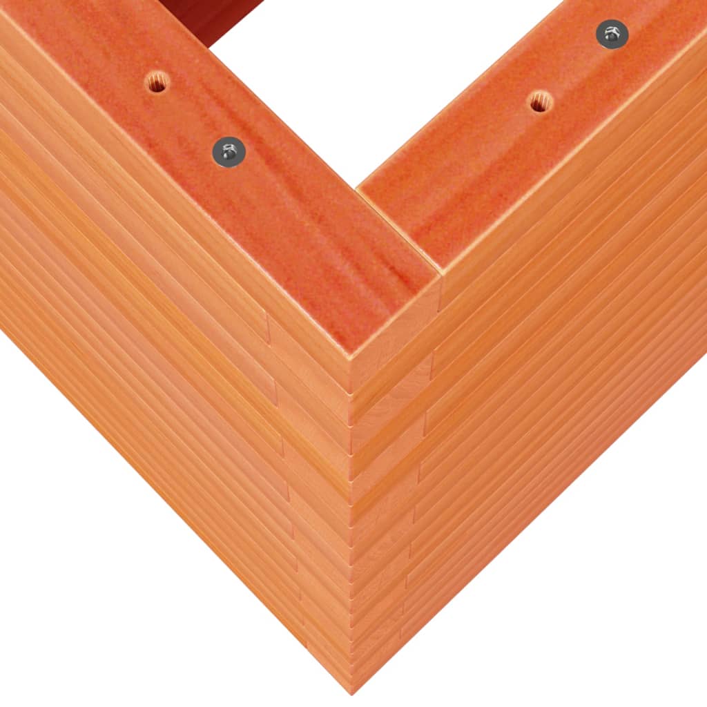 vidaXL Ζαρντινιέρα Καφέ Κεριού 90x40x68,5 εκ. από Μασίφ Ξύλο Πεύκου