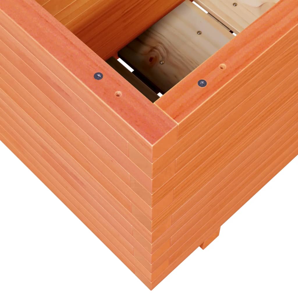 vidaXL Ζαρντινιέρα Καφέ Κεριού 70x40x49,5 εκ. από Μασίφ Ξύλο Πεύκου