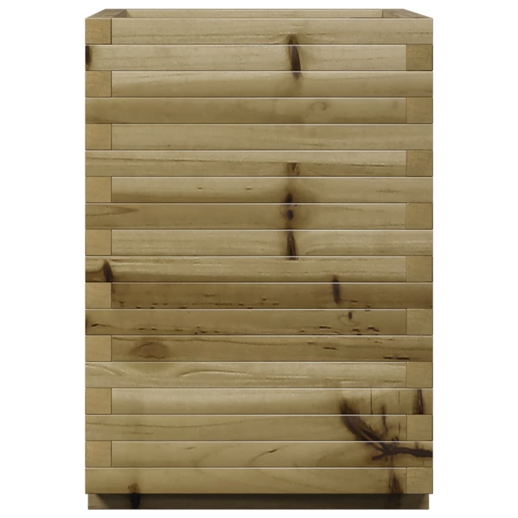 vidaXL Ζαρντινιέρα Κήπου 50x50x72 εκ. από Εμποτισμένο Ξύλο Πεύκου