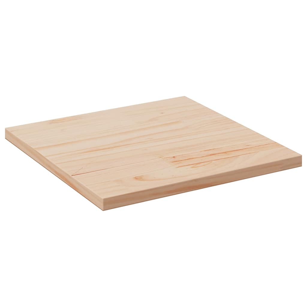 vidaXL Επιφάνεια Τραπεζιού Τετράγωνη 50x50x2,5 εκ. Μασίφ Ξύλο Πεύκου