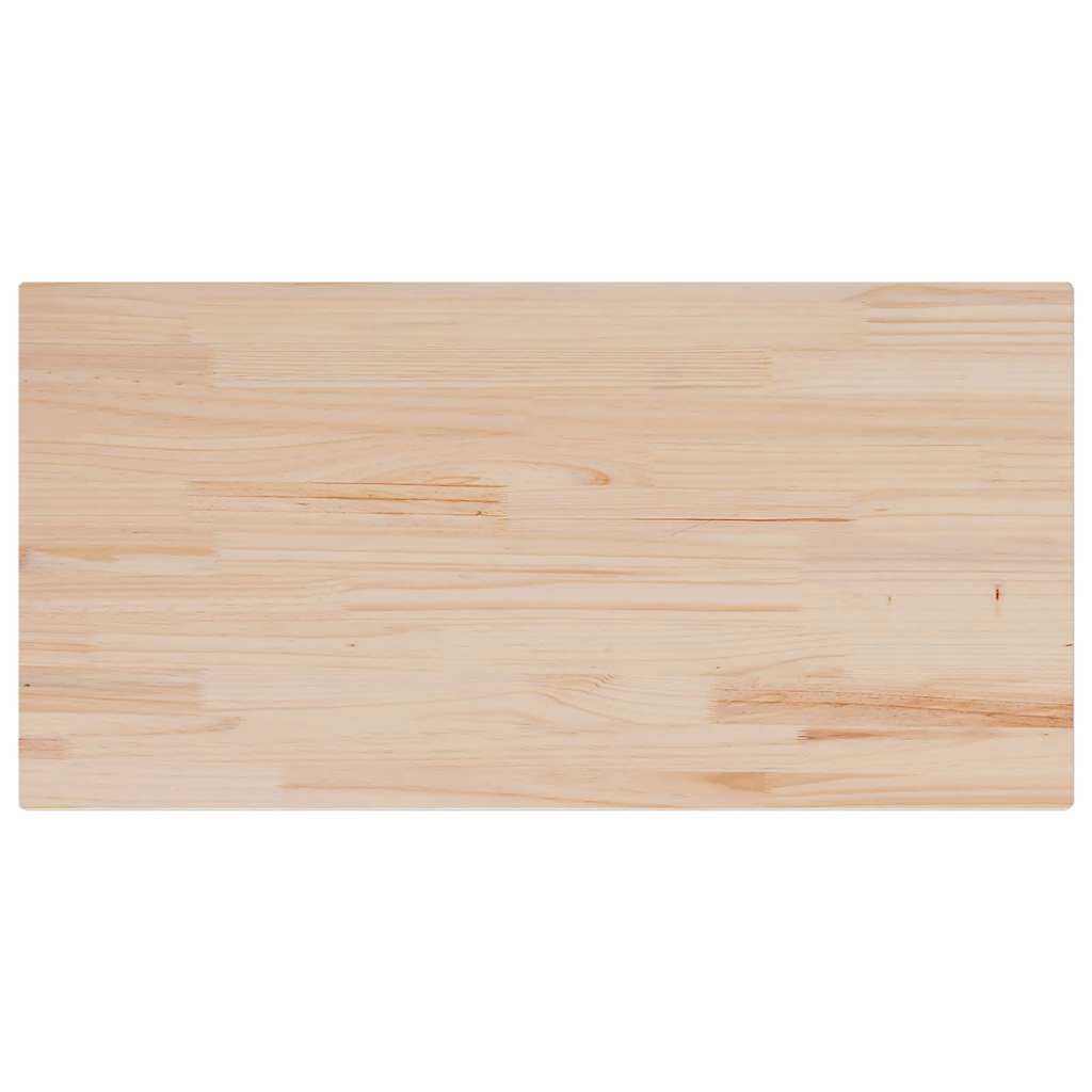 vidaXL Επιφάνεια Τραπεζιού Ορθογώνια 100x50x2,5 εκ. Μασίφ Ξύλο Πεύκο