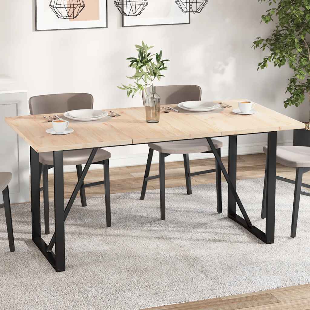 vidaXL Επιφάνειες Τραπεζιού Ορθογώνιες 3 τεμ. 80x53x2,5 εκ Μασίφ Πεύκο