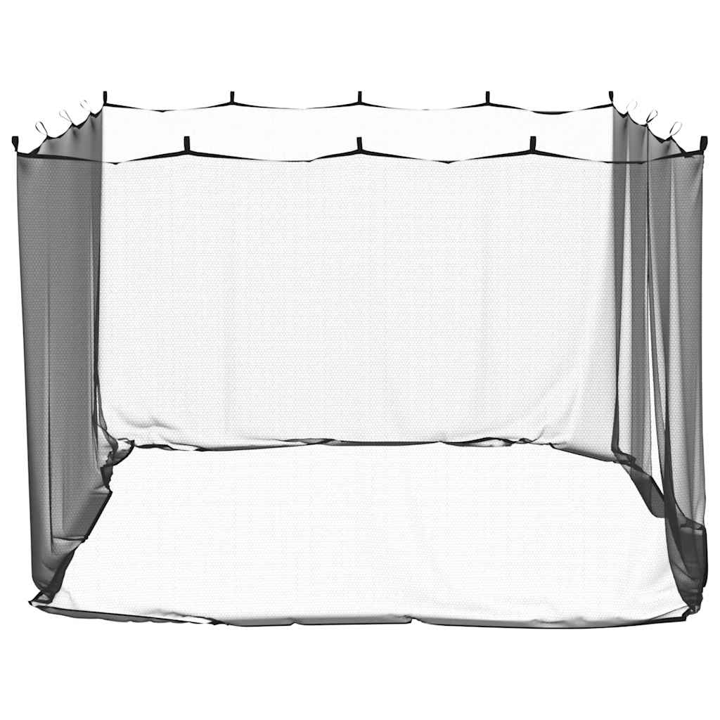 vidaXL Κουνουπιέρα 156 Μαύρη 300x300x200εκ. από Δίχτυ