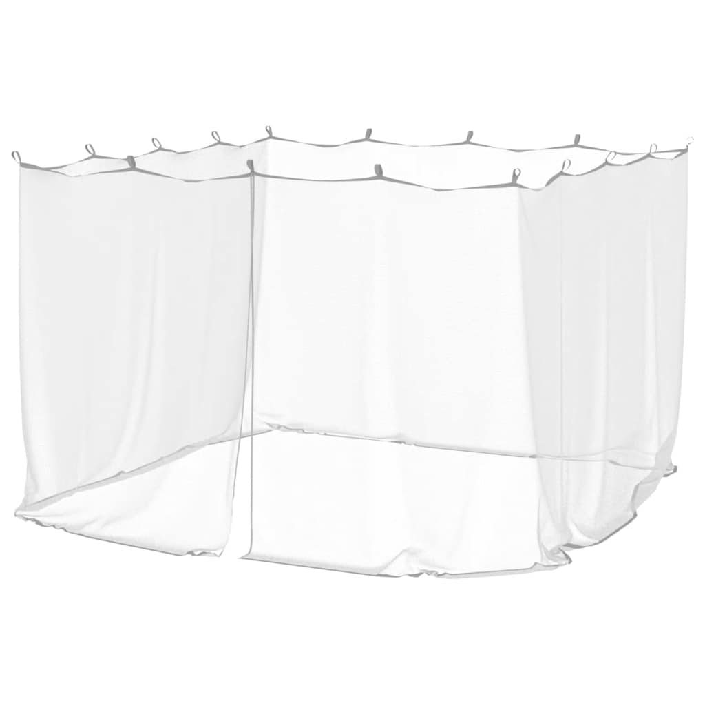 vidaXL Κουνουπιέρα 156 Λευκή 300x300x200εκ. από Δίχτυ