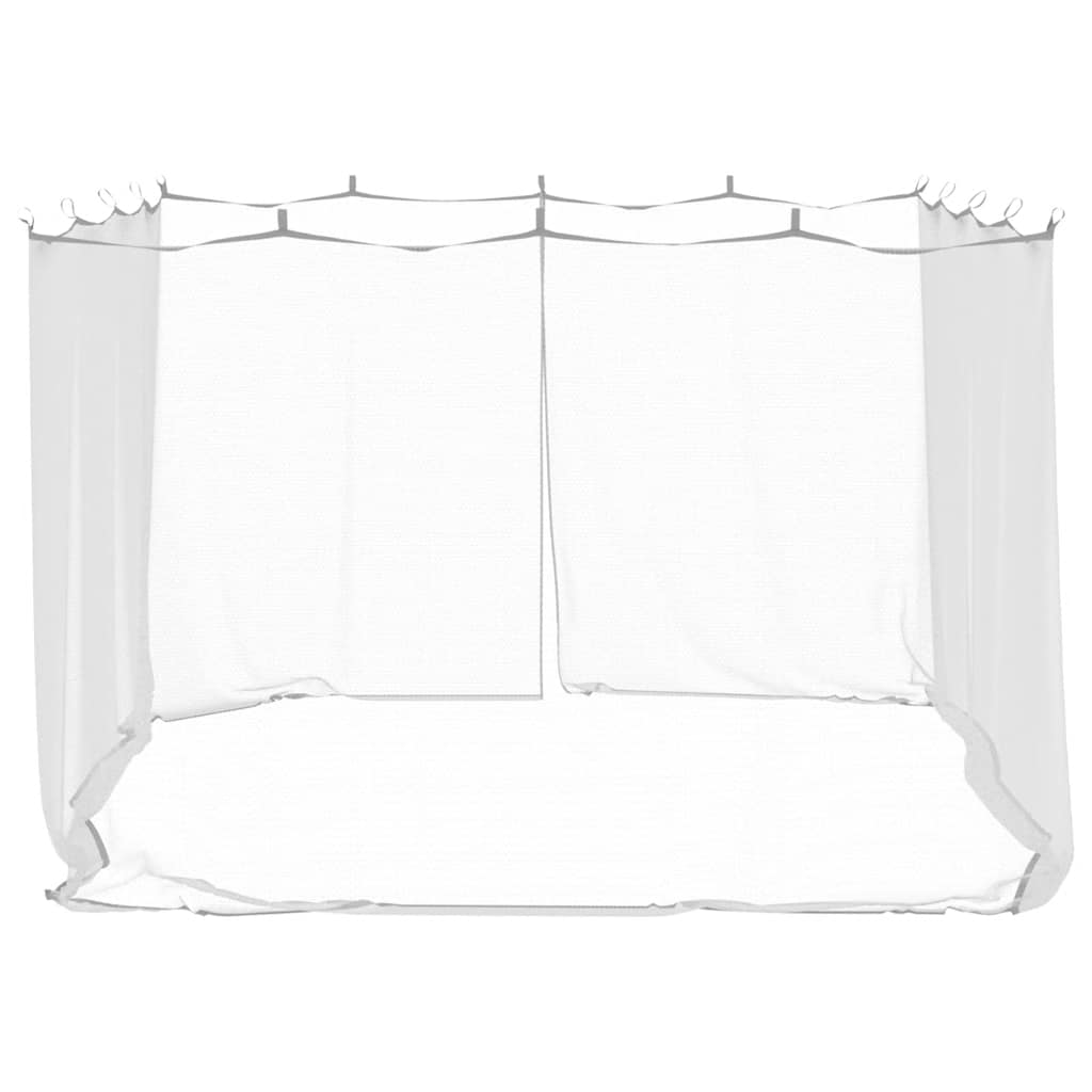 vidaXL Κουνουπιέρα 156 Λευκή 300x300x200εκ. από Δίχτυ