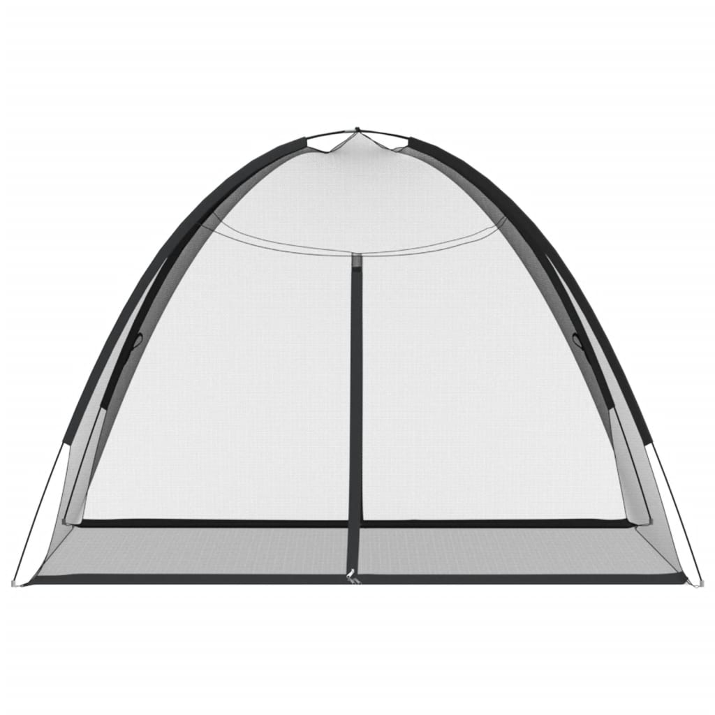 vidaXL Κουνουπιέρα Mongolia με Πόρτες 200Δίχτυ Μαύρη 200x150x140 εκ.