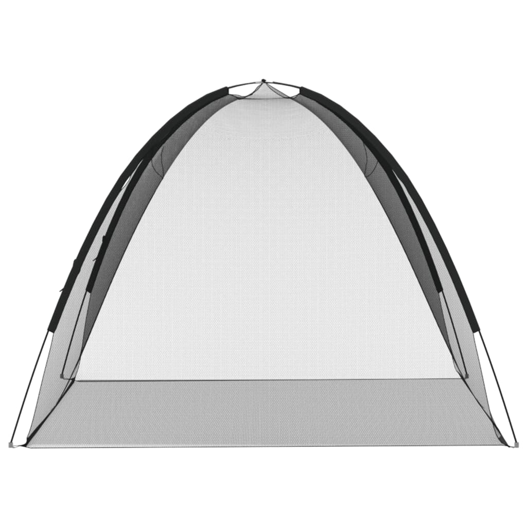 vidaXL Κουνουπιέρα Mongolia με Πόρτες 200Δίχτυ Μαύρη 200x180x135 εκ.