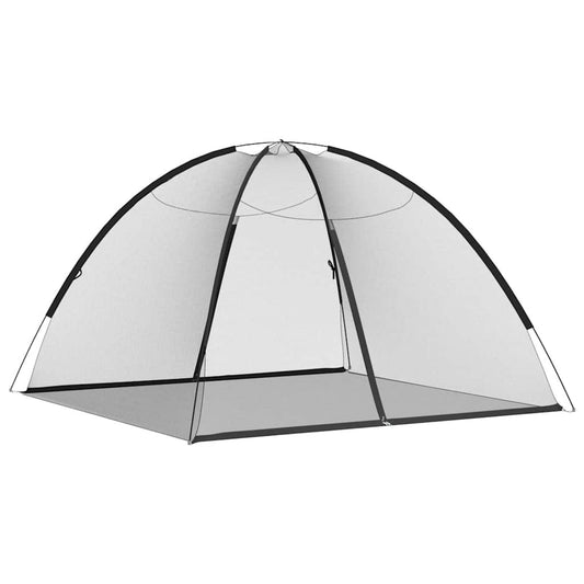 vidaXL Κουνουπιέρα Mongolia με Πόρτες 200Δίχτυ Μαύρη 200x200x135 εκ.