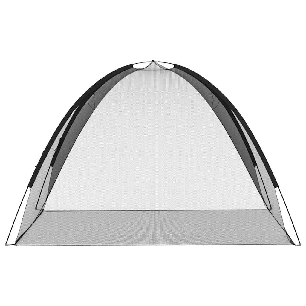 vidaXL Κουνουπιέρα Mongolia με Πόρτες 200Δίχτυ Μαύρη 200x200x135 εκ.