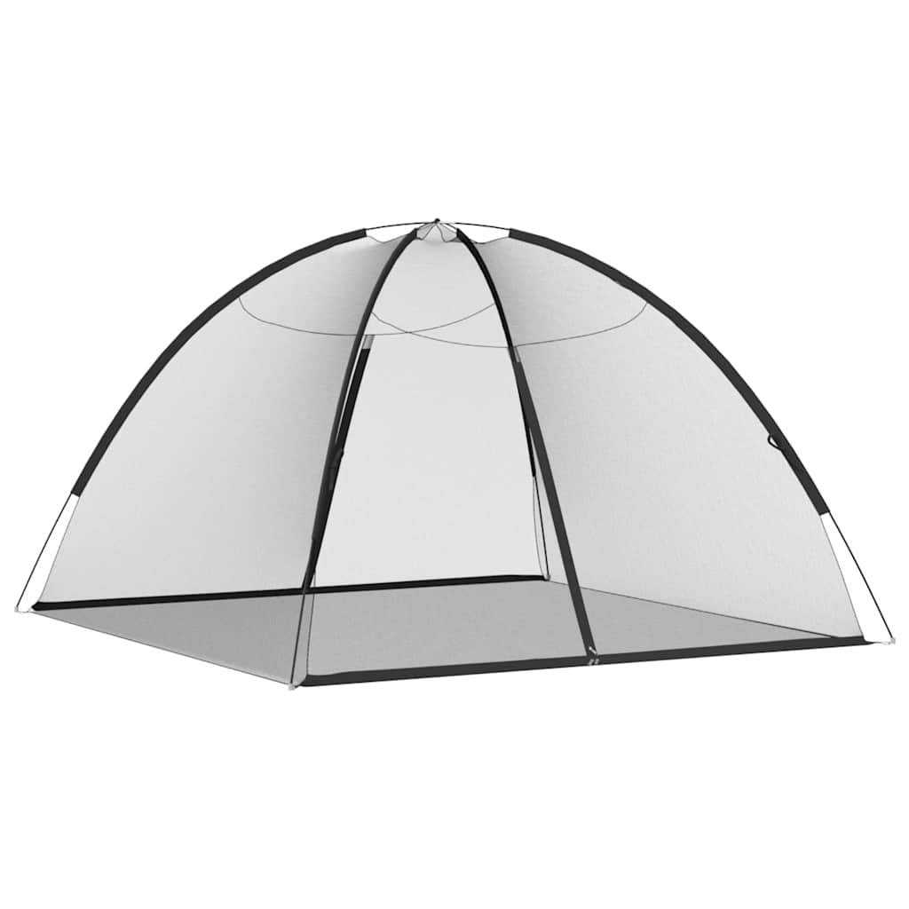 vidaXL Κουνουπιέρα Mongolia με Πόρτες 200Δίχτυ Μαύρη 200x200x135 εκ.