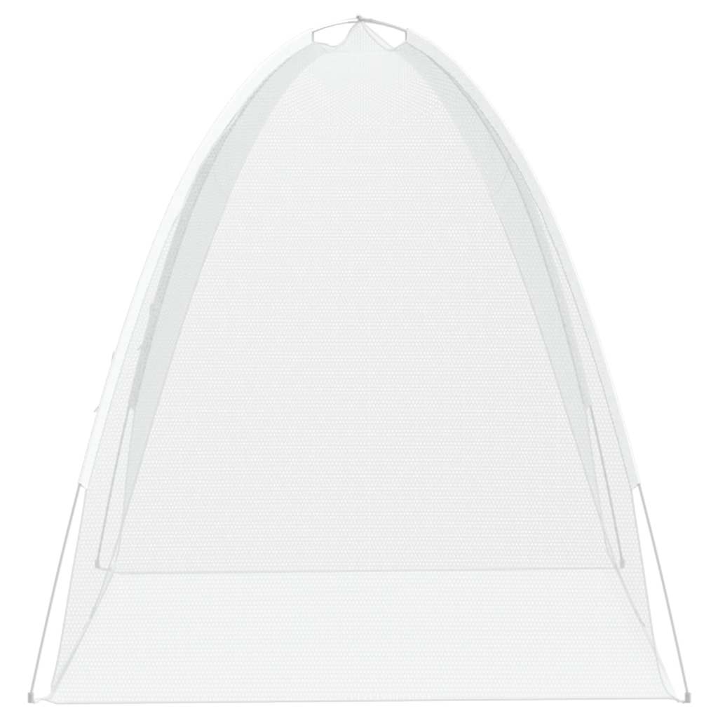 vidaXL Κουνουπιέρα Mongolia με Πόρτες 200 Δίχτυ Λευκό 200x120x130 εκ.